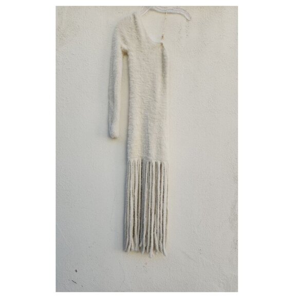 H&M Innovation Co-Exist Story Fringed Knit Dress - Picture 2 of 9